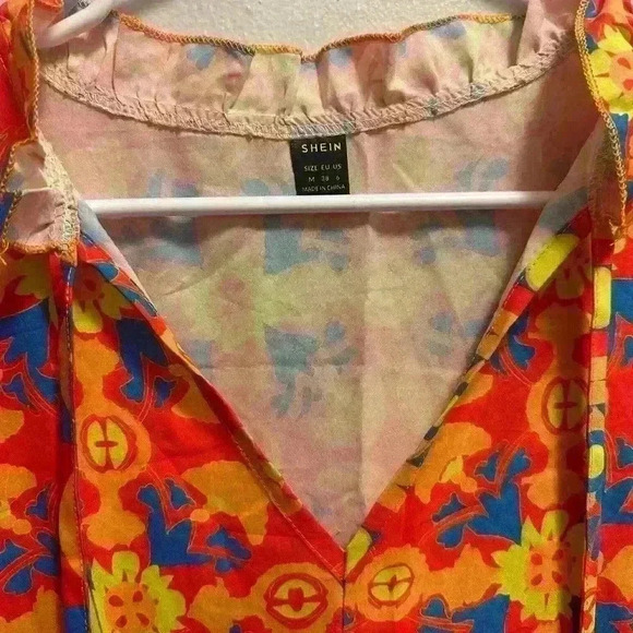 SHEIN- Boho Sleeveless Multicolor Women Dresses (Women's) - Picture 3 of 5